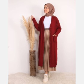 جاكيت شتوي طويل ~ فضفاض