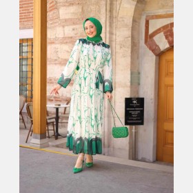 فستان صيفي معرق,, (ID-00977)