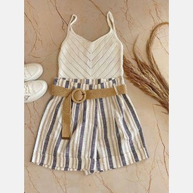 TS_0141 شورت  مخطط